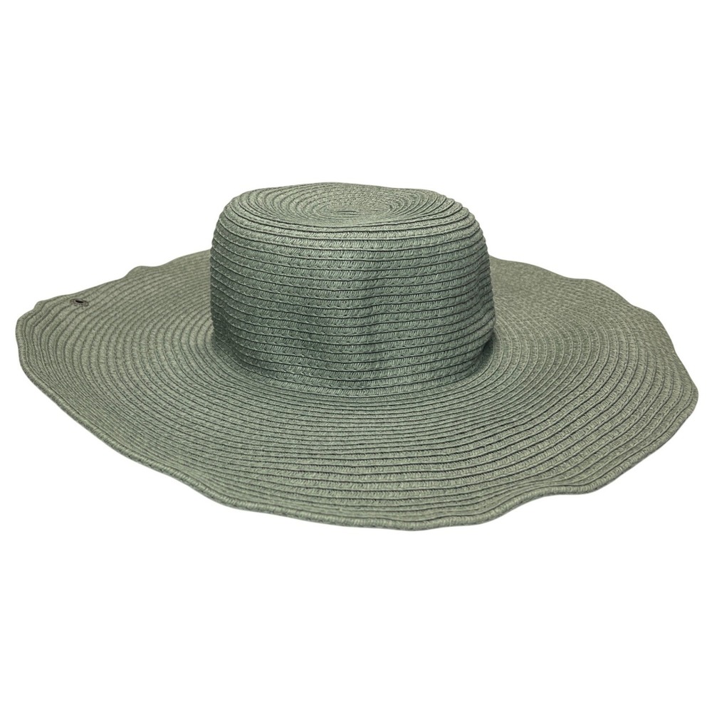 Peter Grimm Women's Erin Resort Sun Hat 5" Wide Brim UPF 50+ Elasta-Fit OS EUC